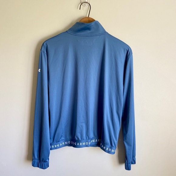 Under Armour Heat Gear Thin Light Loose Athletic Track Jacket - Picture 2 of 5